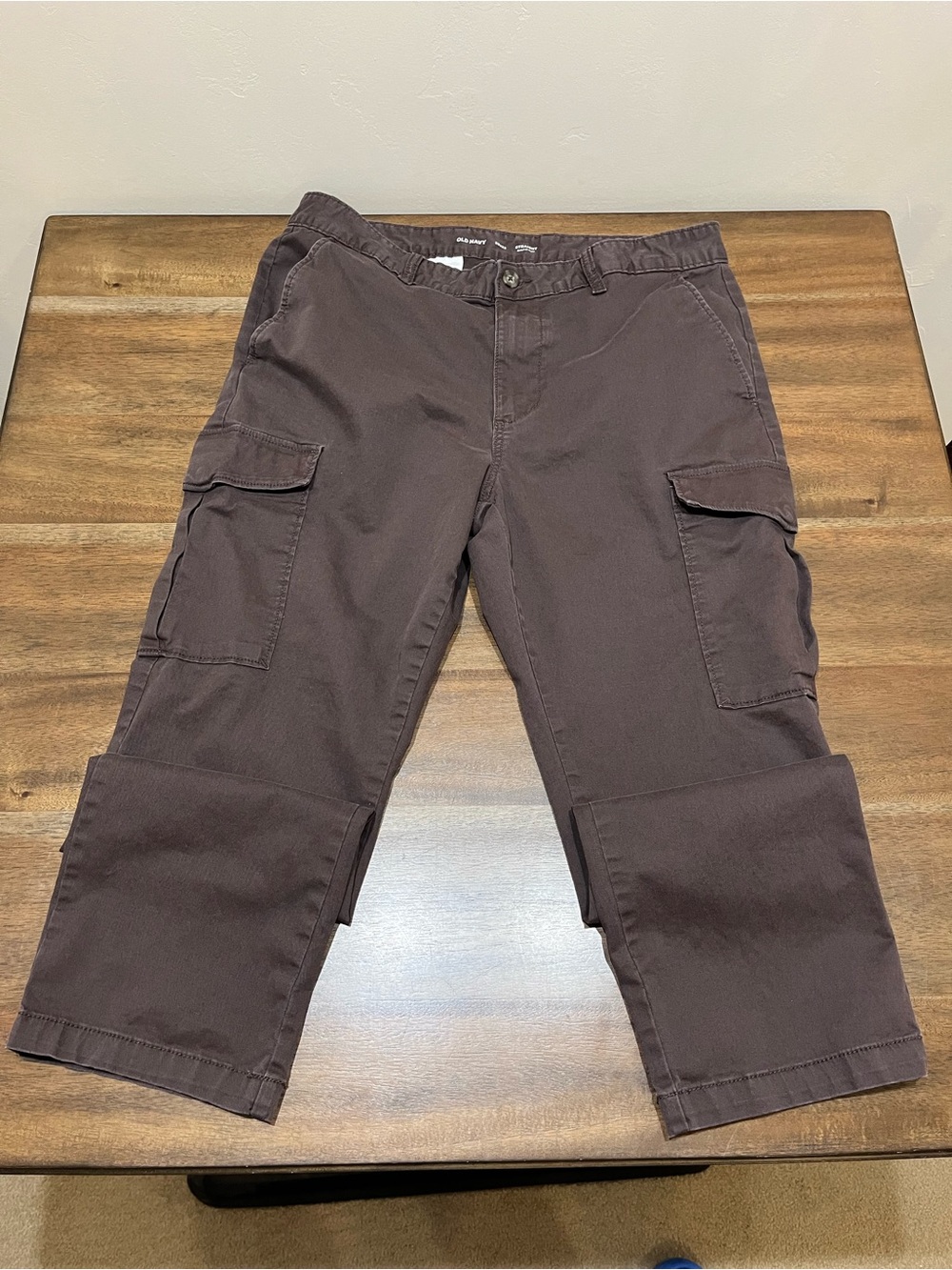 Old Navy Brown Men's Cargo Dress Pants - Utility Style SZ 38x32